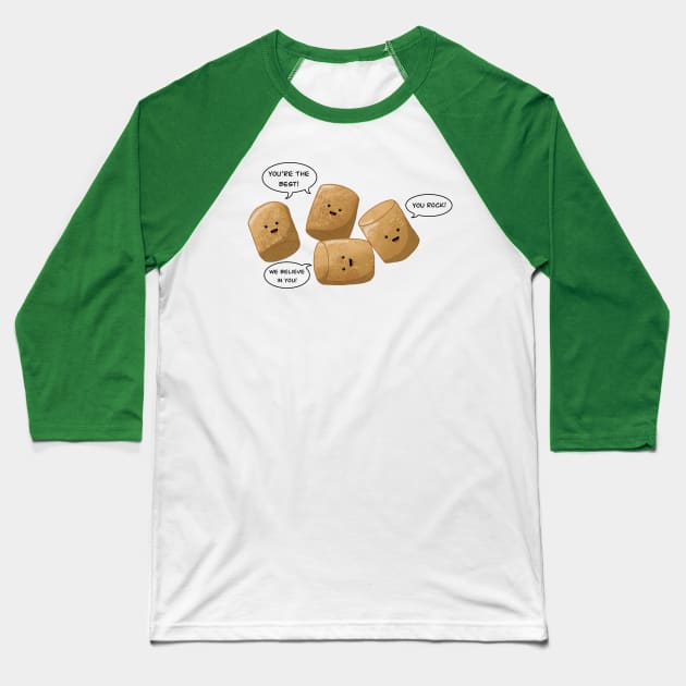 Happy Tater Tots! Baseball T-Shirt by Studio Lockhart